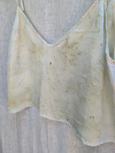 Load image into Gallery viewer, Sol Silk Charmeuse Tank • Botanical Japanese Maple Eco Print (medium)
