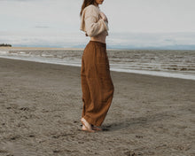 Load image into Gallery viewer, Cacao Linen Pant
