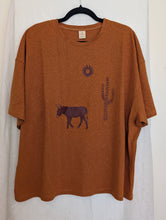 Load image into Gallery viewer, El Burro • "Red Mesa" hemp/organic cotton artisan t-shirt
