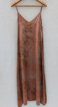 Load image into Gallery viewer, Black Walnut ° luna silk charmeuse slip dress (size XXL)
