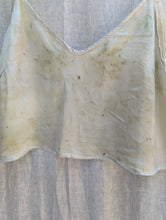 Load image into Gallery viewer, Sol Silk Charmeuse Tank • Botanical Japanese Maple Eco Print (medium)
