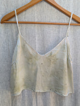 Load image into Gallery viewer, Sol Silk Charmeuse Tank • Botanical Japanese Maple Eco Print (medium)
