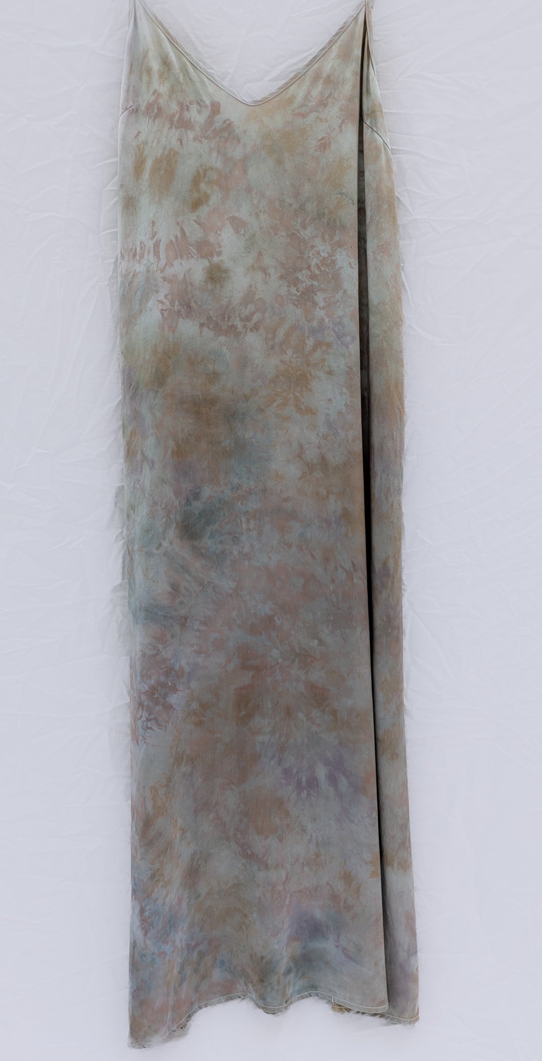 Forest Tide ° luna silk charmeuse slip dress (size S)