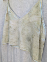 Load image into Gallery viewer, Sol Silk Charmeuse Tank • Botanical Japanese Maple Eco Print (XXL)
