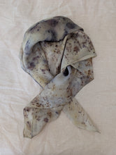 Load image into Gallery viewer, Summer Garden bandana • botanically dyed with flowers
