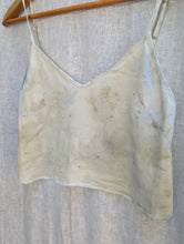 Load image into Gallery viewer, Sol Silk Charmeuse Tank • Botanical Japanese Maple Eco Print (xs)
