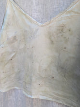 Load image into Gallery viewer, Sol Silk Charmeuse Tank • Botanical Japanese Maple Eco Print (xs)
