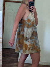 Load image into Gallery viewer, Cove • Meadow raw silk short slip dress (size XXL)
